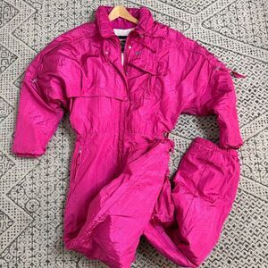 Vintage 80s 90s Serac Ski Suit Snowsuit One Piece Retro Womens Sz 10